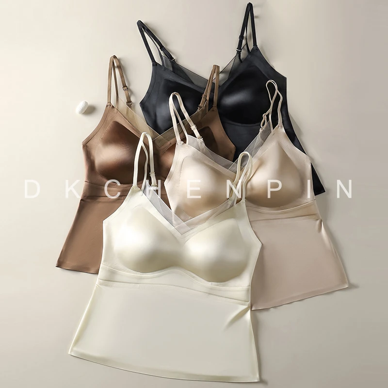 呈品通勤舒适美背夏季无痕运动无钢圈蚕丝莫代尔罩杯CF5603