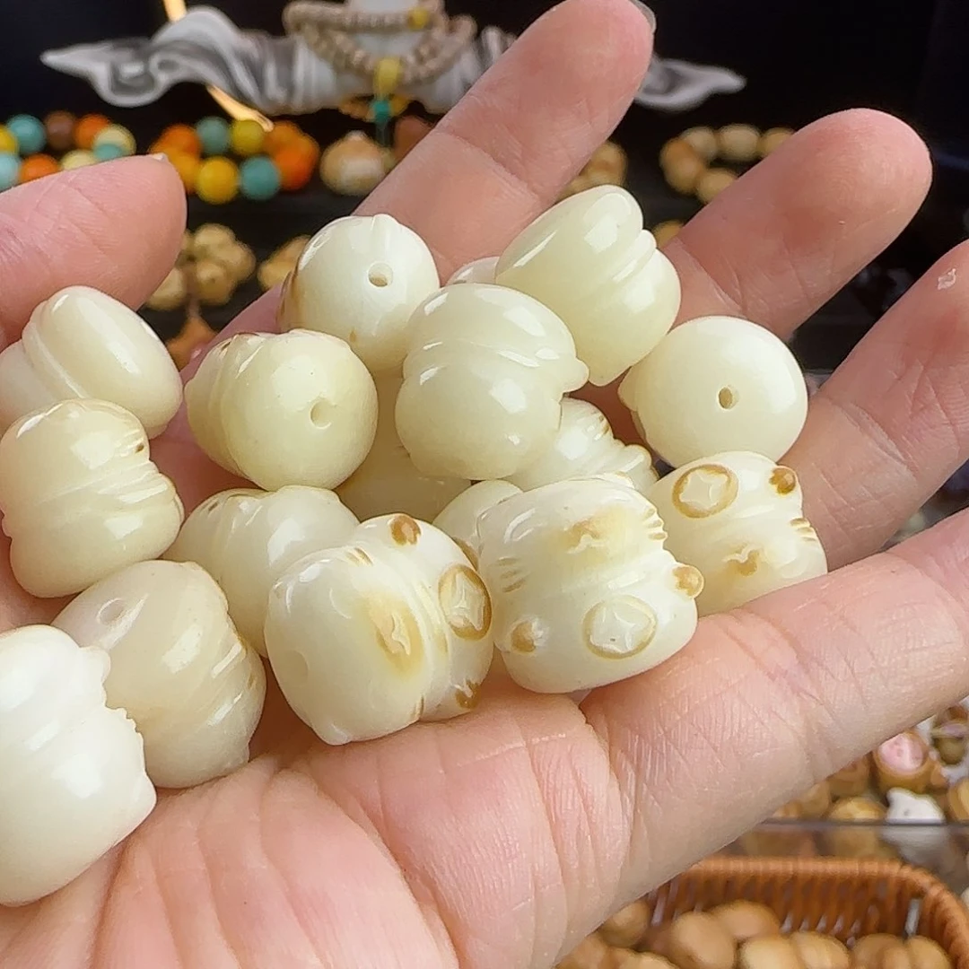 菩提根/象牙果吊坠瑕疵卡15招财猫10颗