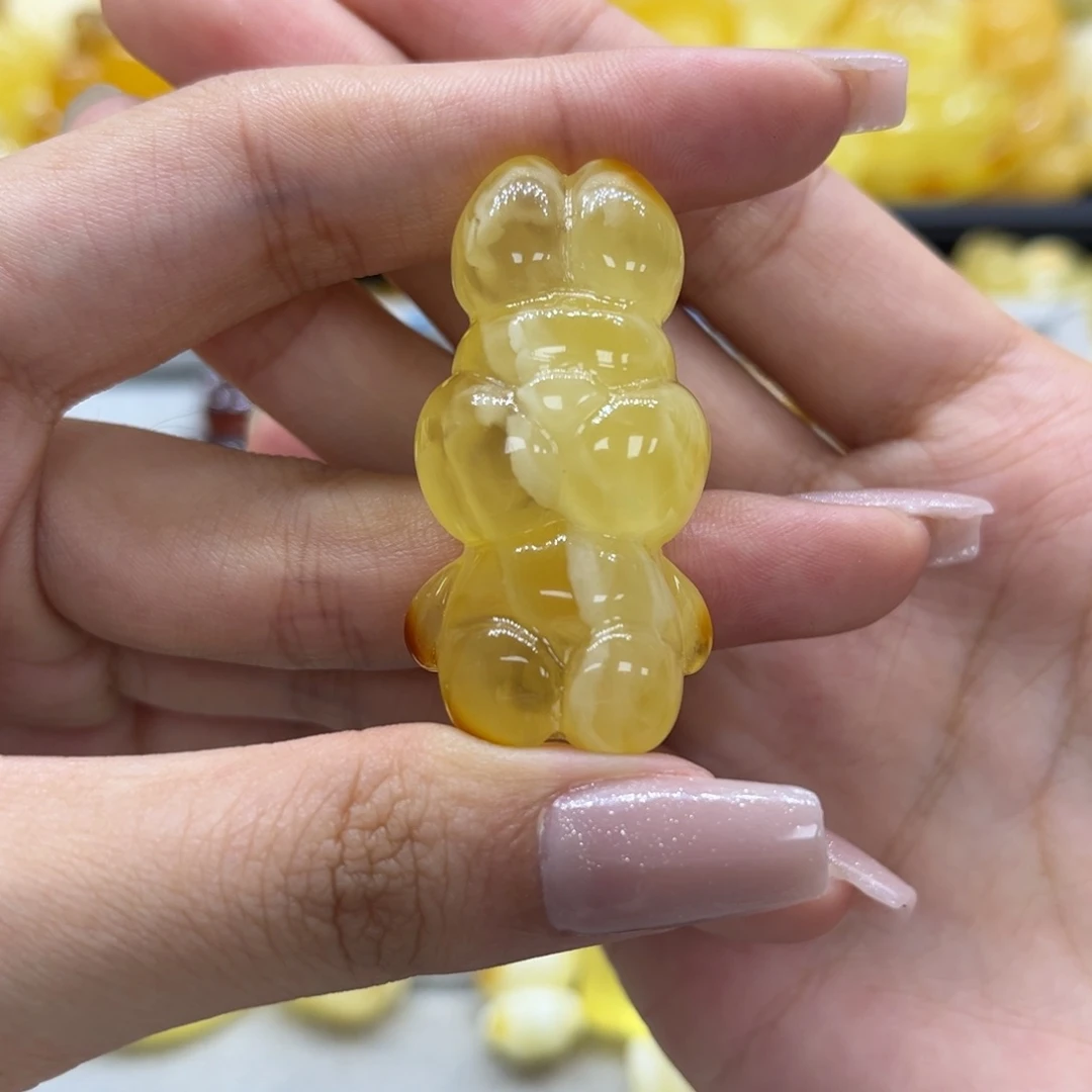 未镶嵌颈饰琥珀天然琥珀