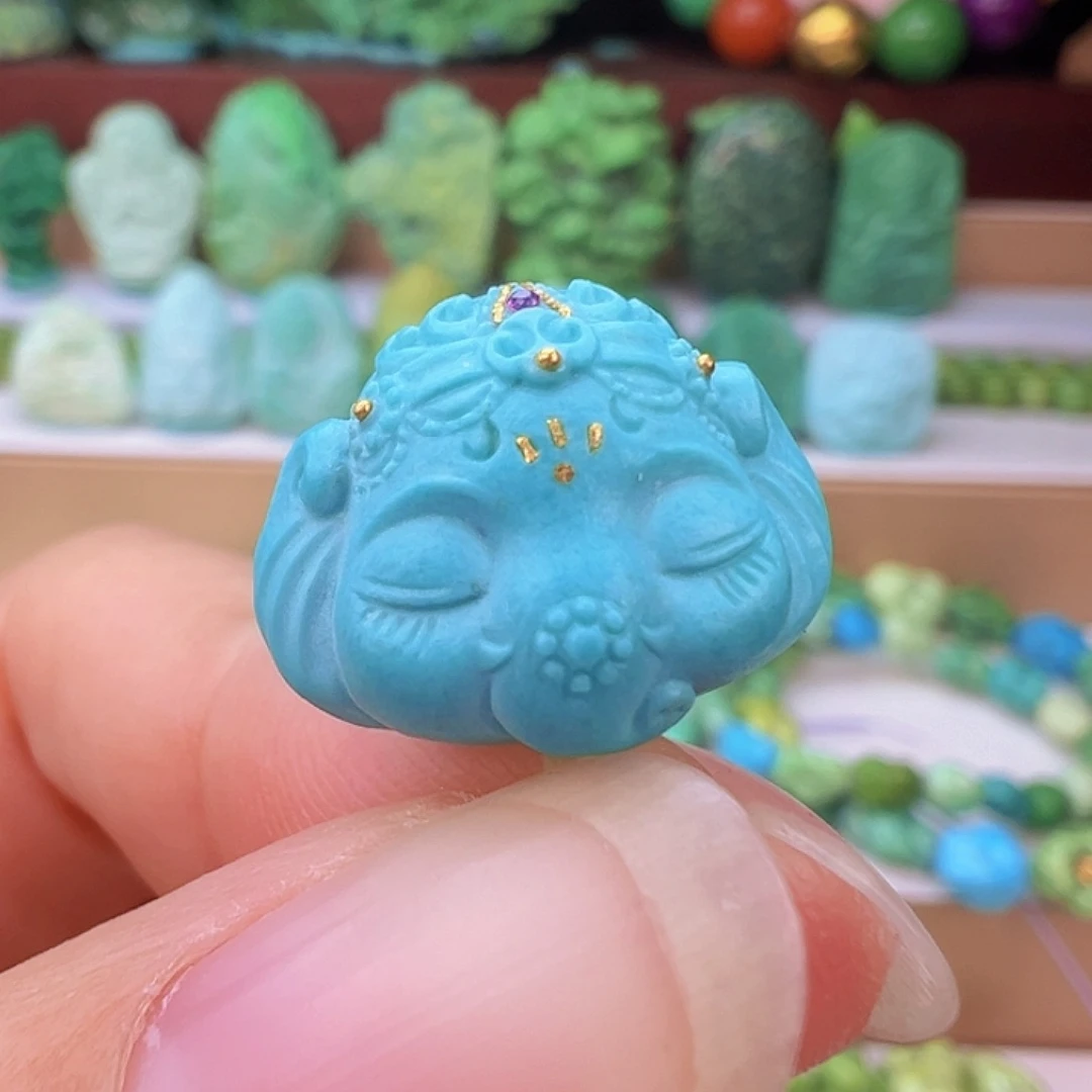 未镶嵌绿松石项链