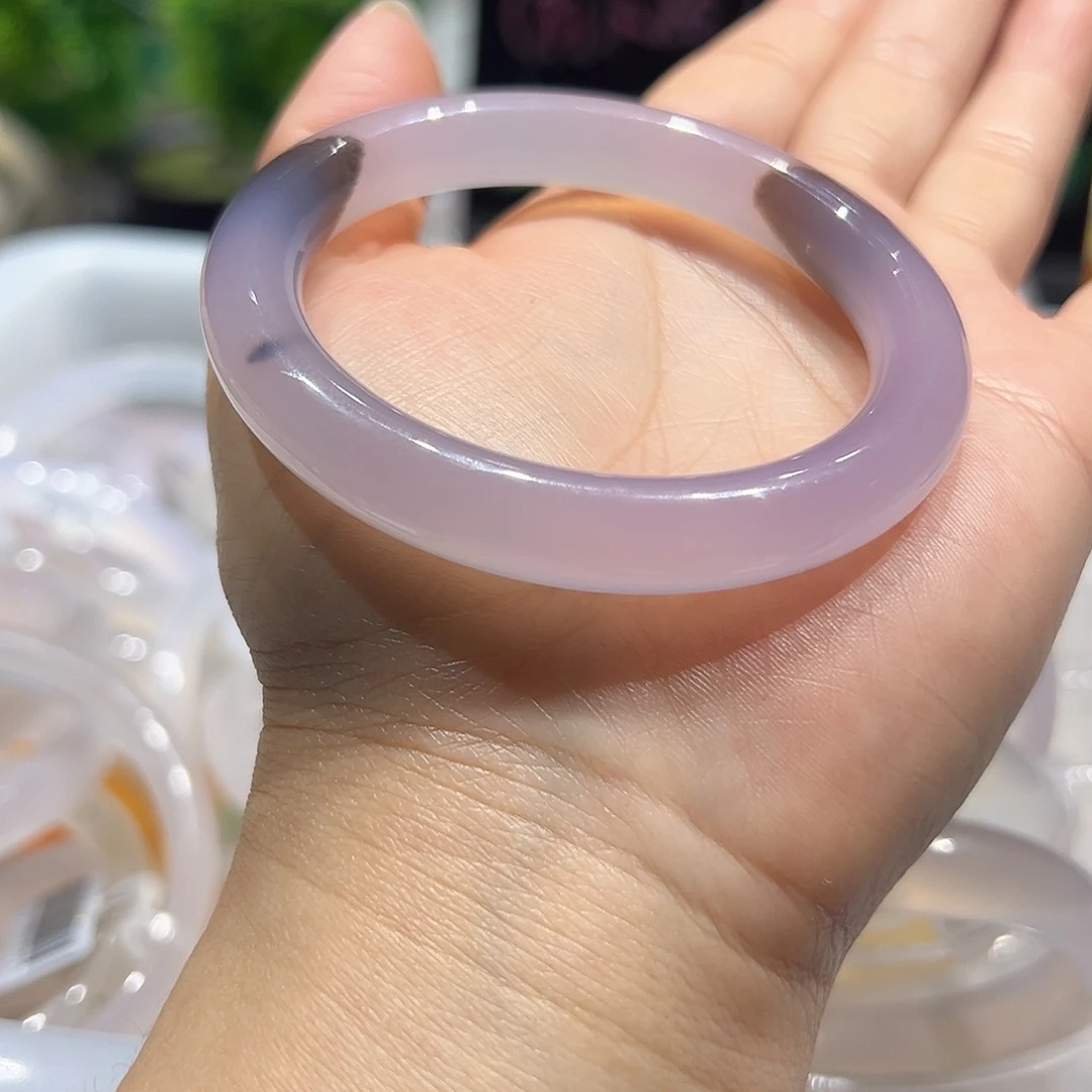 微***云玛瑙/玉髓未镶嵌手镯