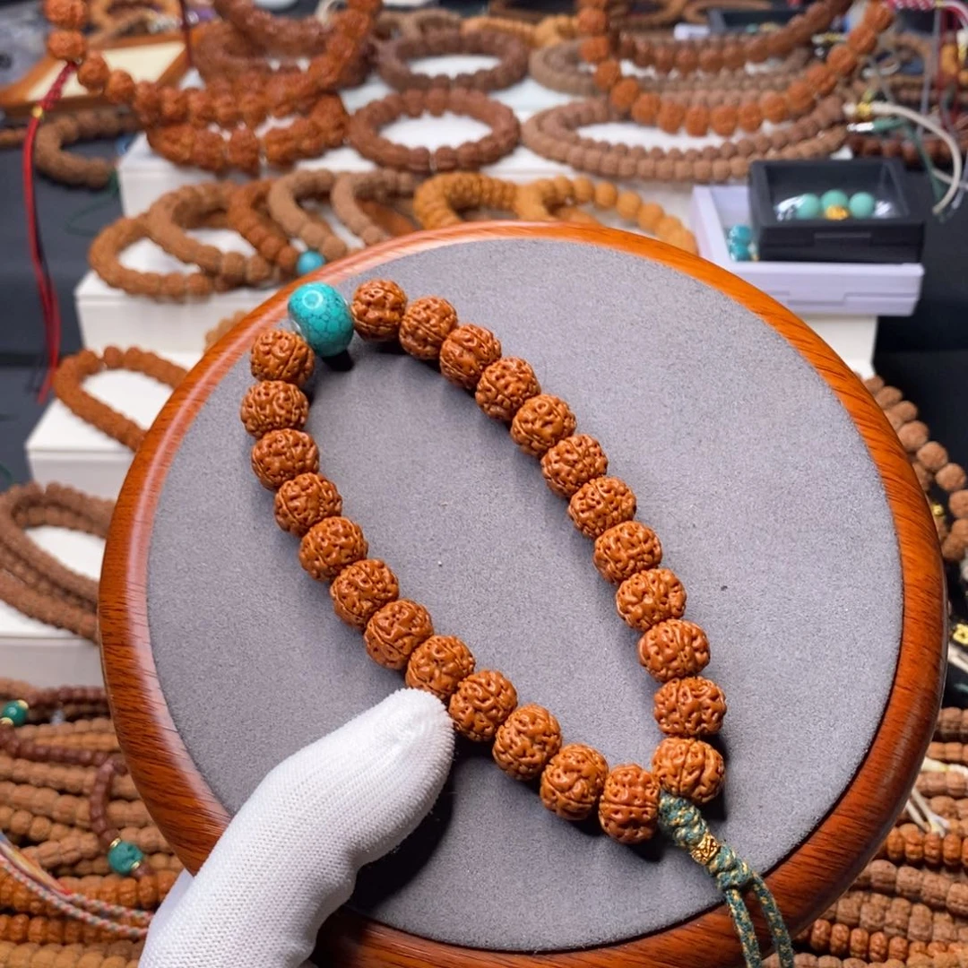 金刚菩提手串五瓣帝王花，尺寸14+