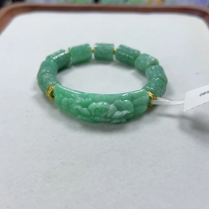 未镶嵌手链翡翠手牌