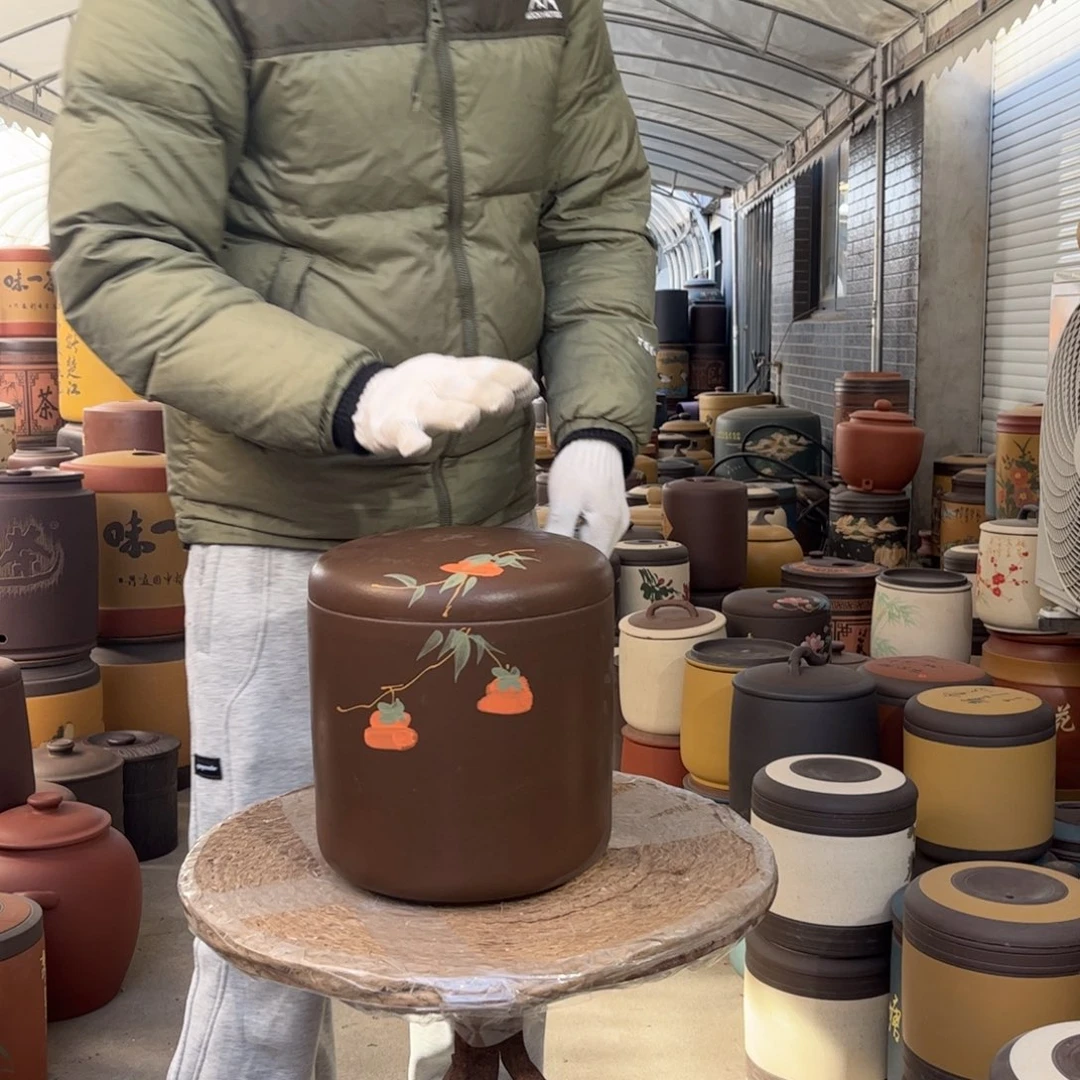 紫砂茶叶罐9 饼茶叶罐