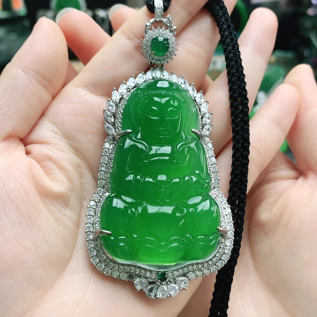 玛瑙/玉髓未镶嵌吊坠