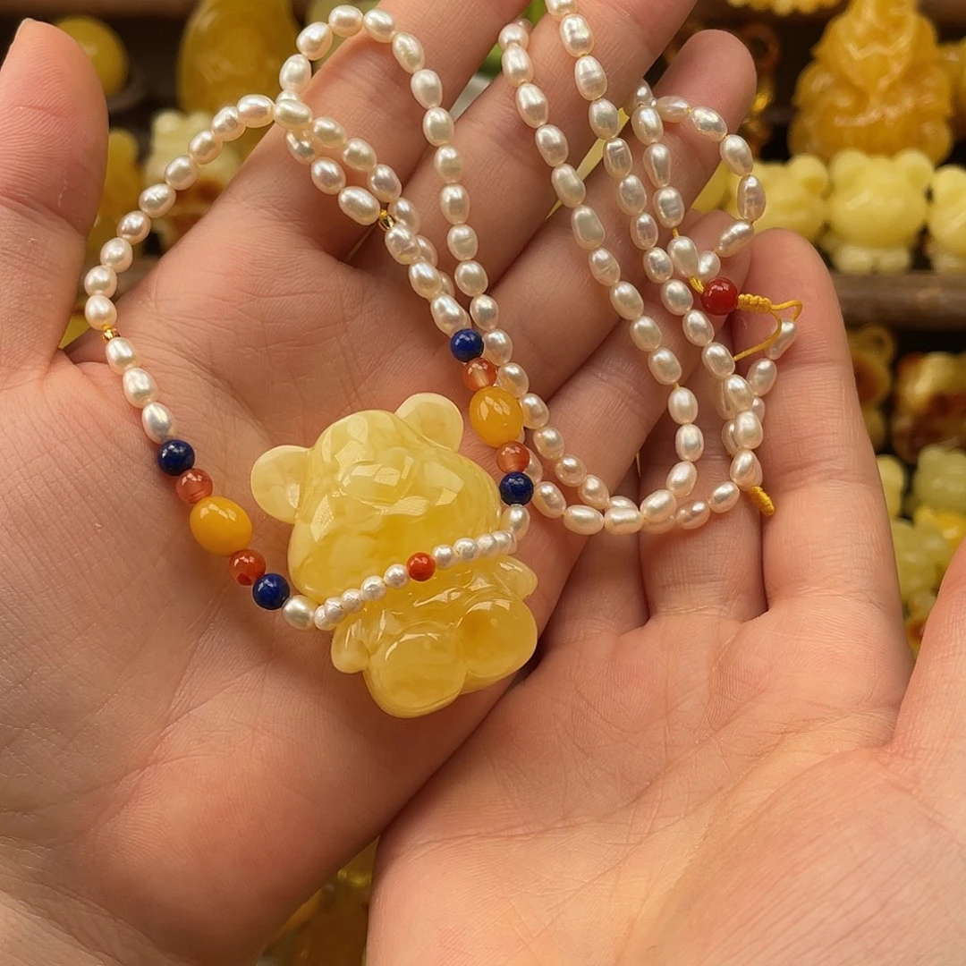 小***桥琥珀未镶嵌珠宝奇石