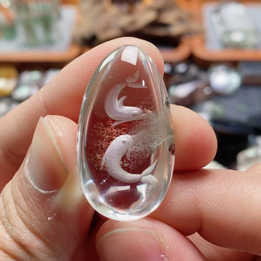 水晶未镶嵌吊坠(不含链)