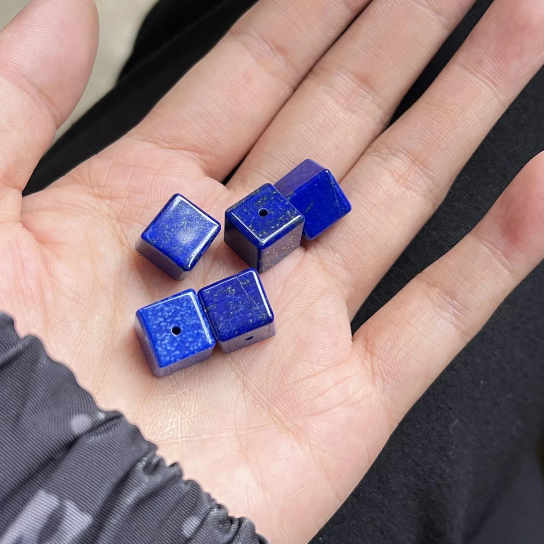 【梵东甄选】Z312-天然青金石单株方糖-多样性发其一
