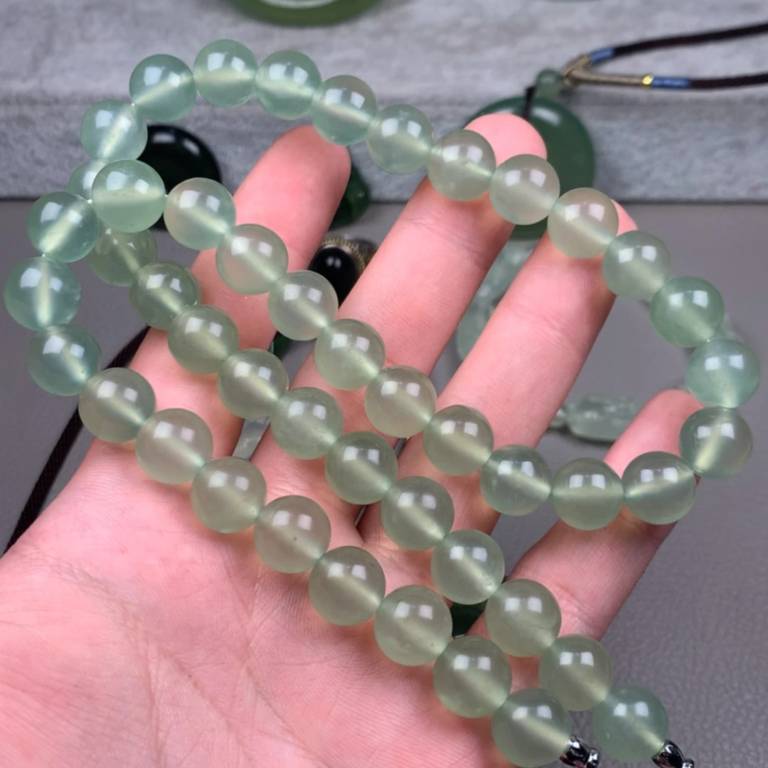 【闪购商品】未镶嵌蛇纹石玉岫玉冷****蓝