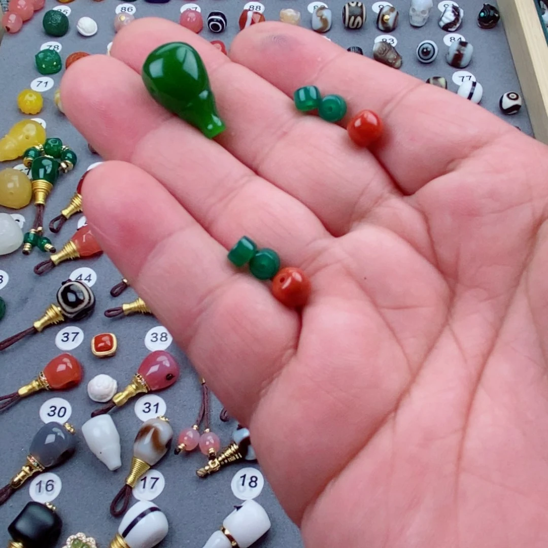 玛瑙/玉髓森柏珠宝饰品未镶嵌i****U