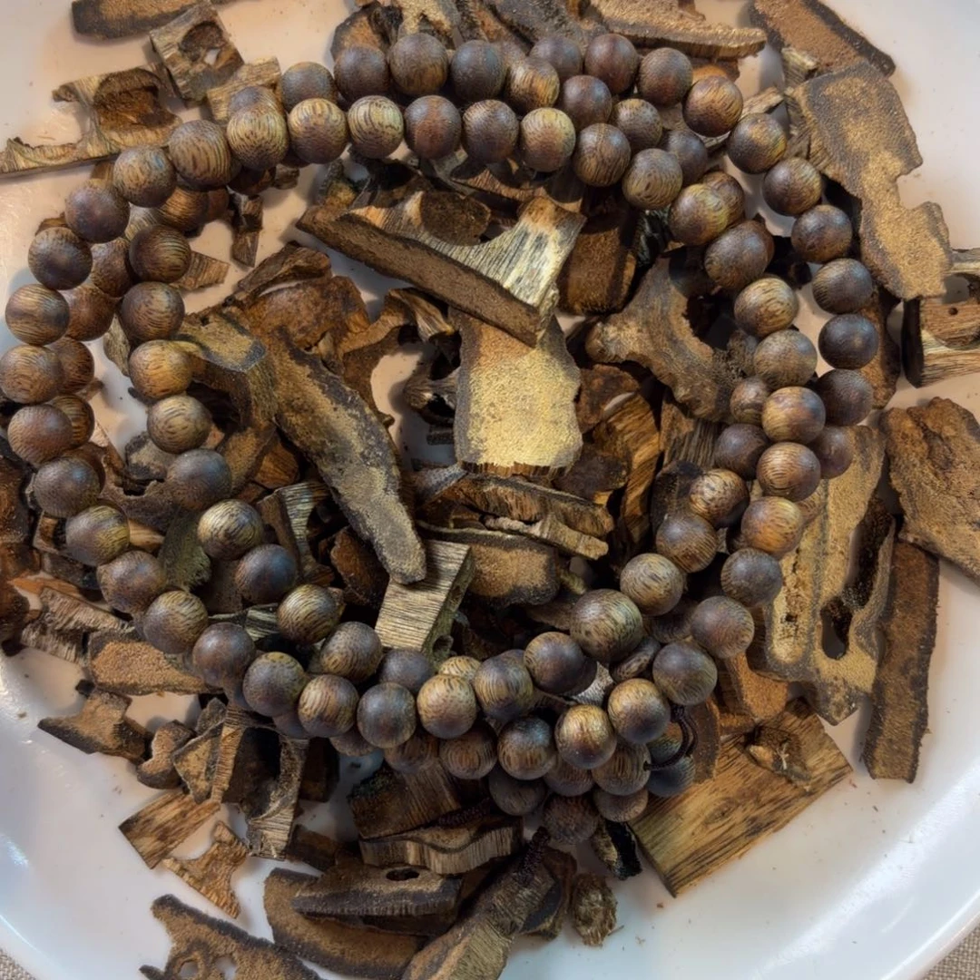 沉香碎屑沉香乌身多圈卡0.8多样性发一