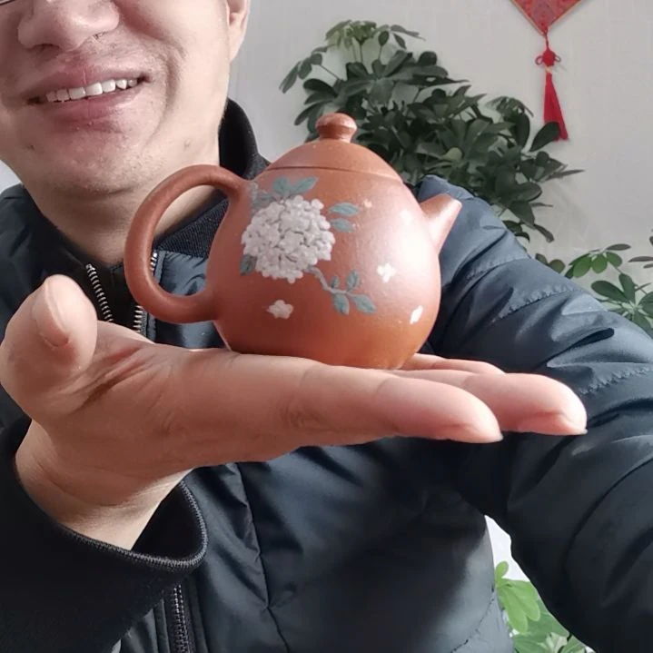 紫砂全手工原矿降坡泥龙旦