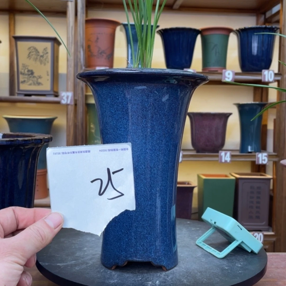 【闪购商品】紫砂花盆兰花756685558755587558