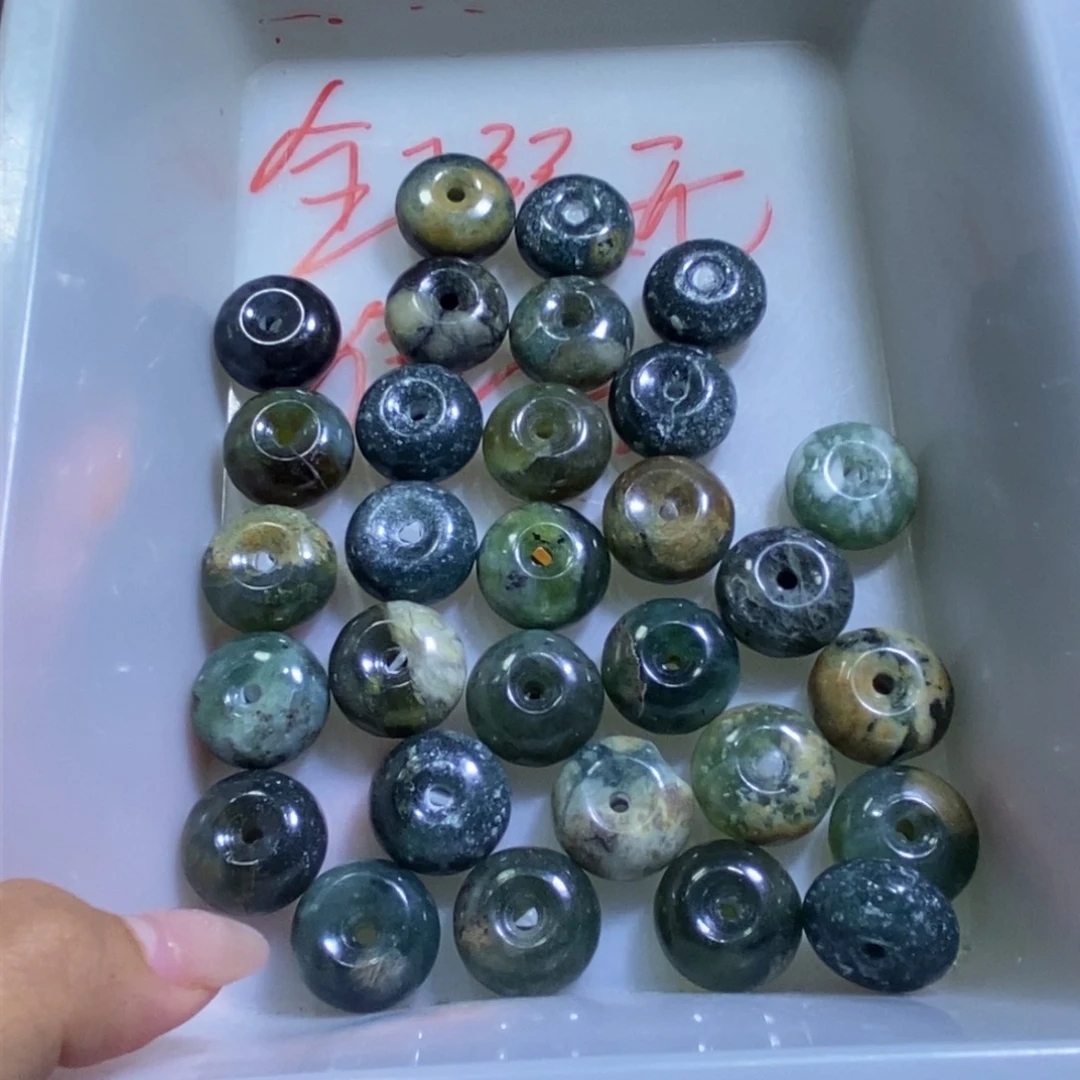 合金蛇纹石玉颈饰269