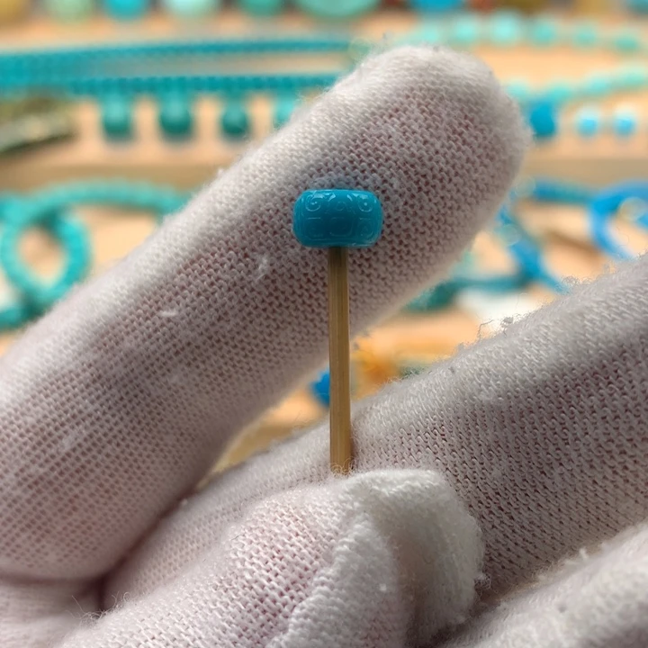 未镶嵌绿松石珠宝奇石