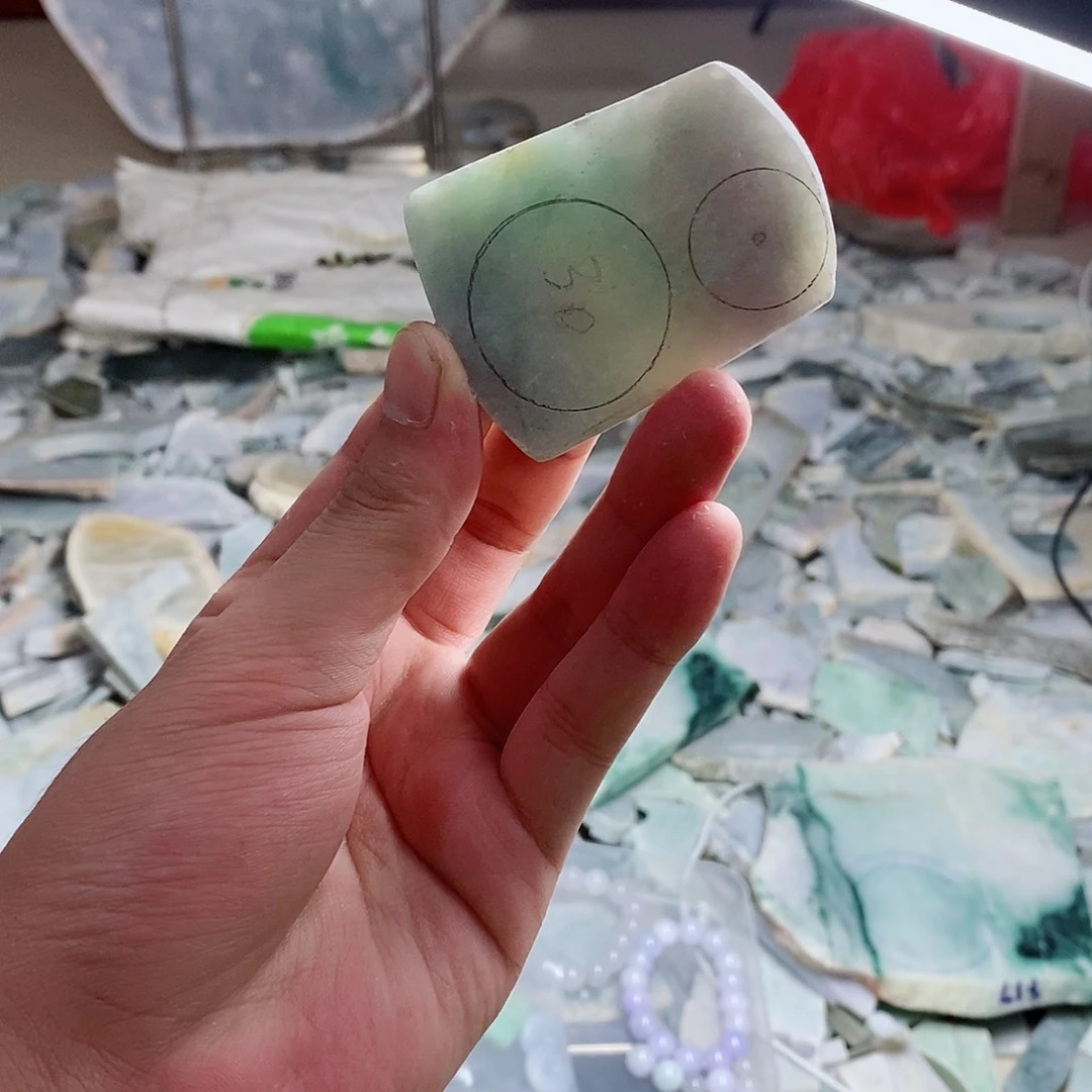 散珠翡翠天然缅甸翡翠a货36