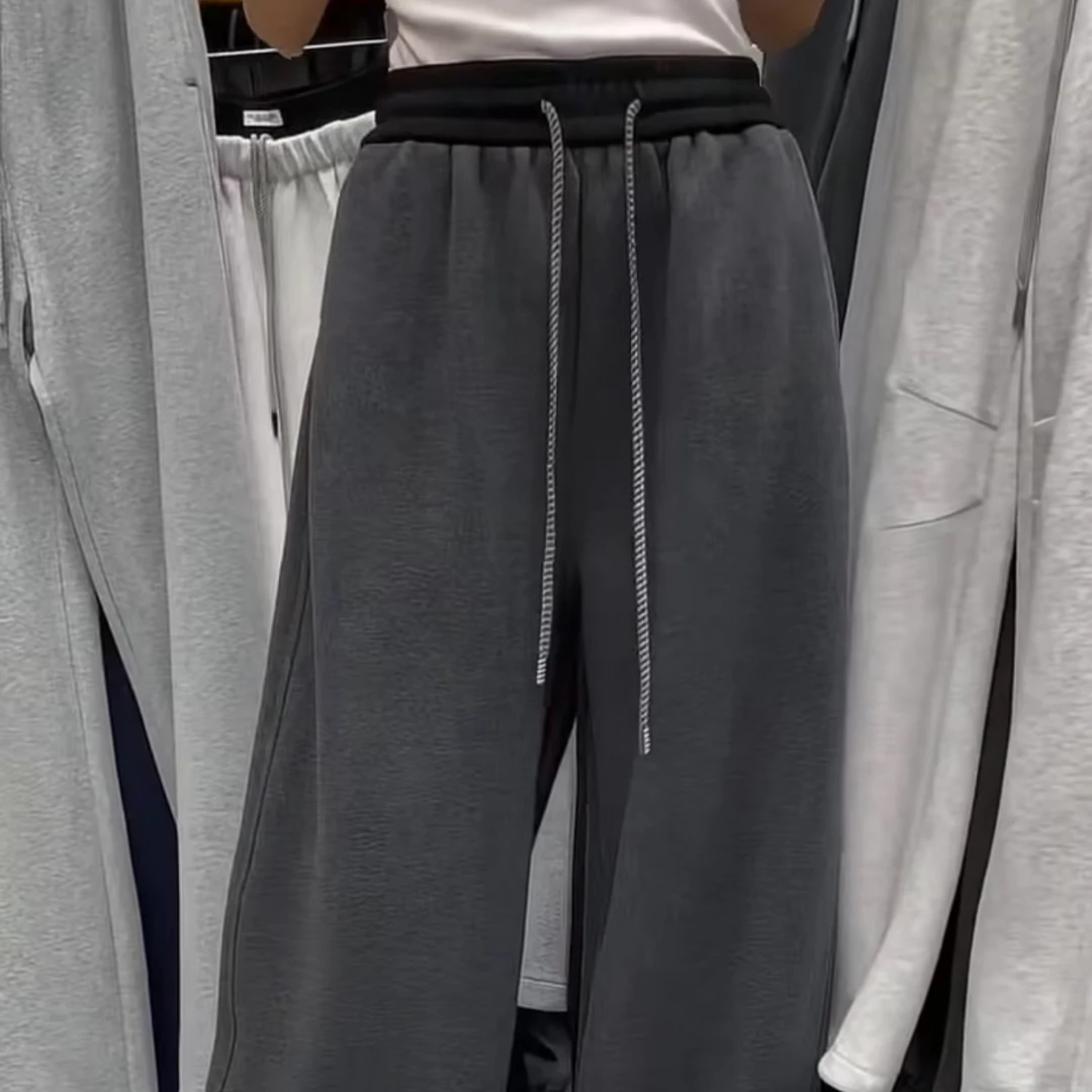 新款加绒运动女裤