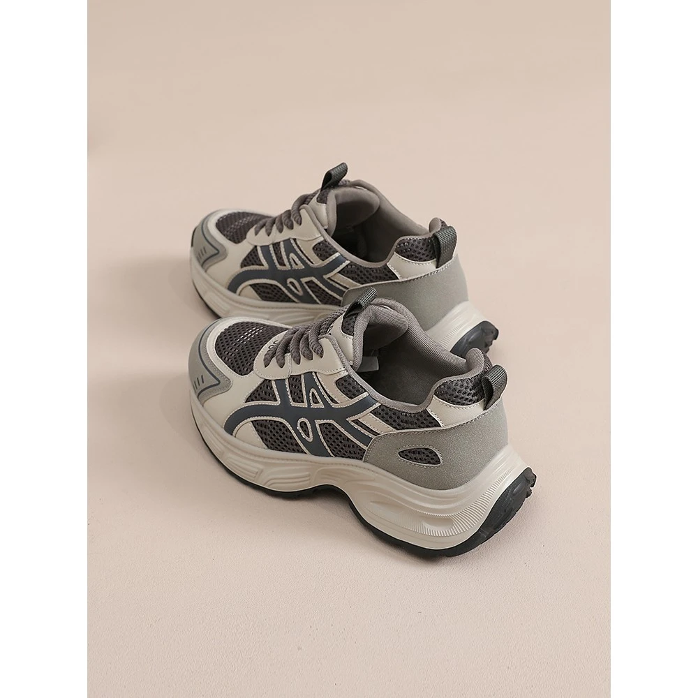 杨幂同款老爹鞋女小蛮腰厚底2025秋新款女鞋爆款超好看运动阿甘鞋