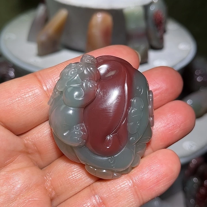 平***凡玛瑙/玉髓未镶嵌颈饰