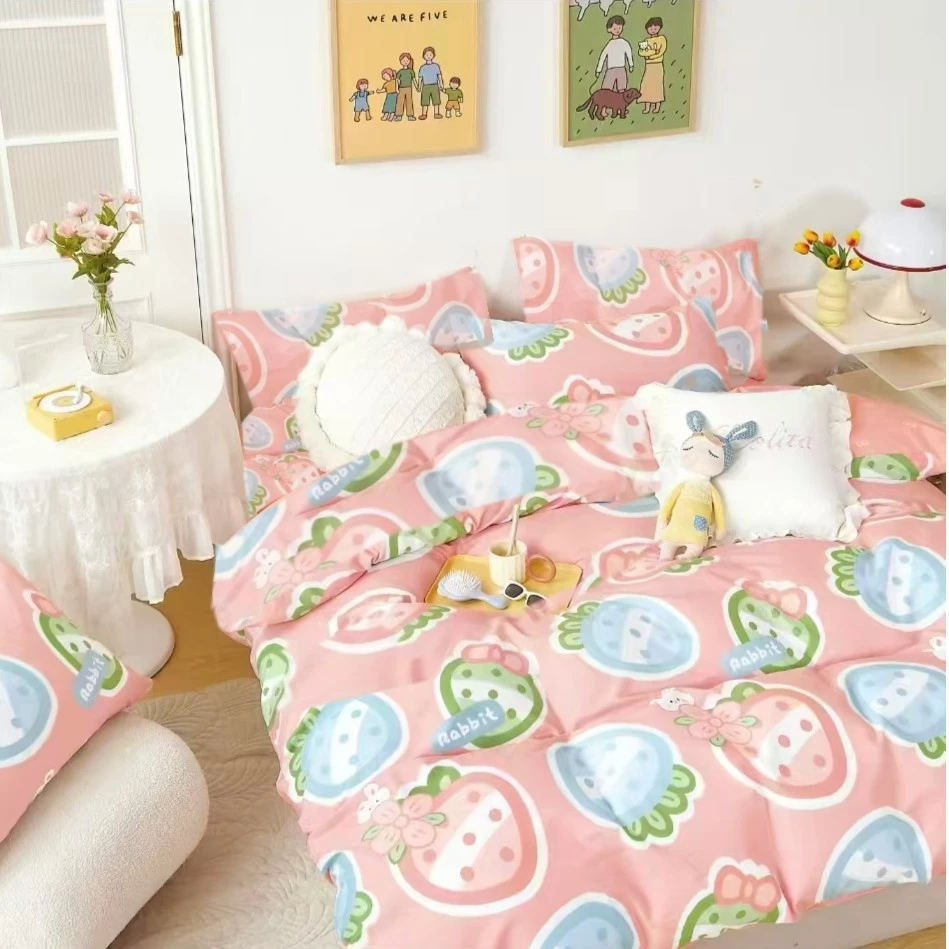 【盛佳-新】高支高密小清新全棉印花四件套