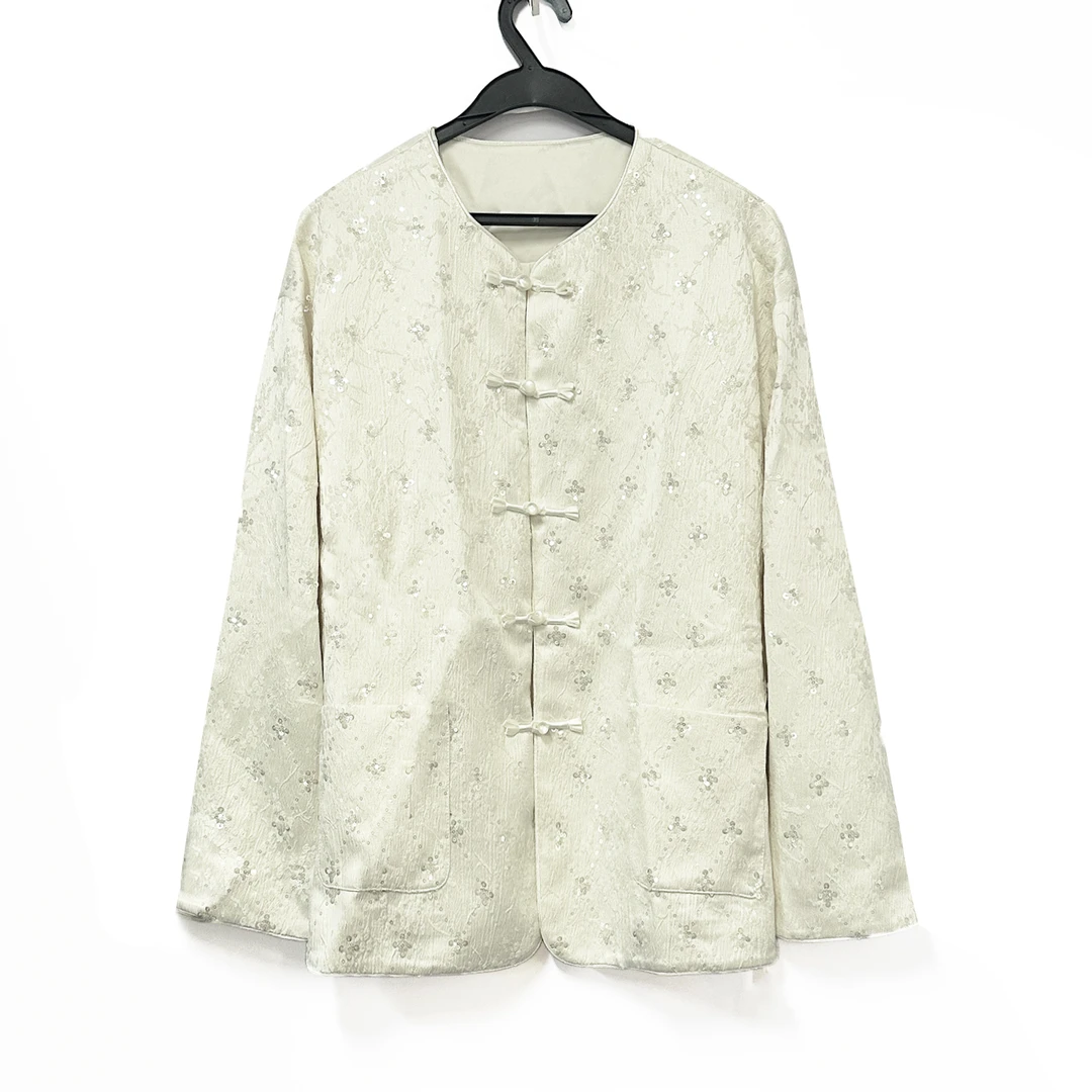 ！女士长袖亮片减龄外套G921