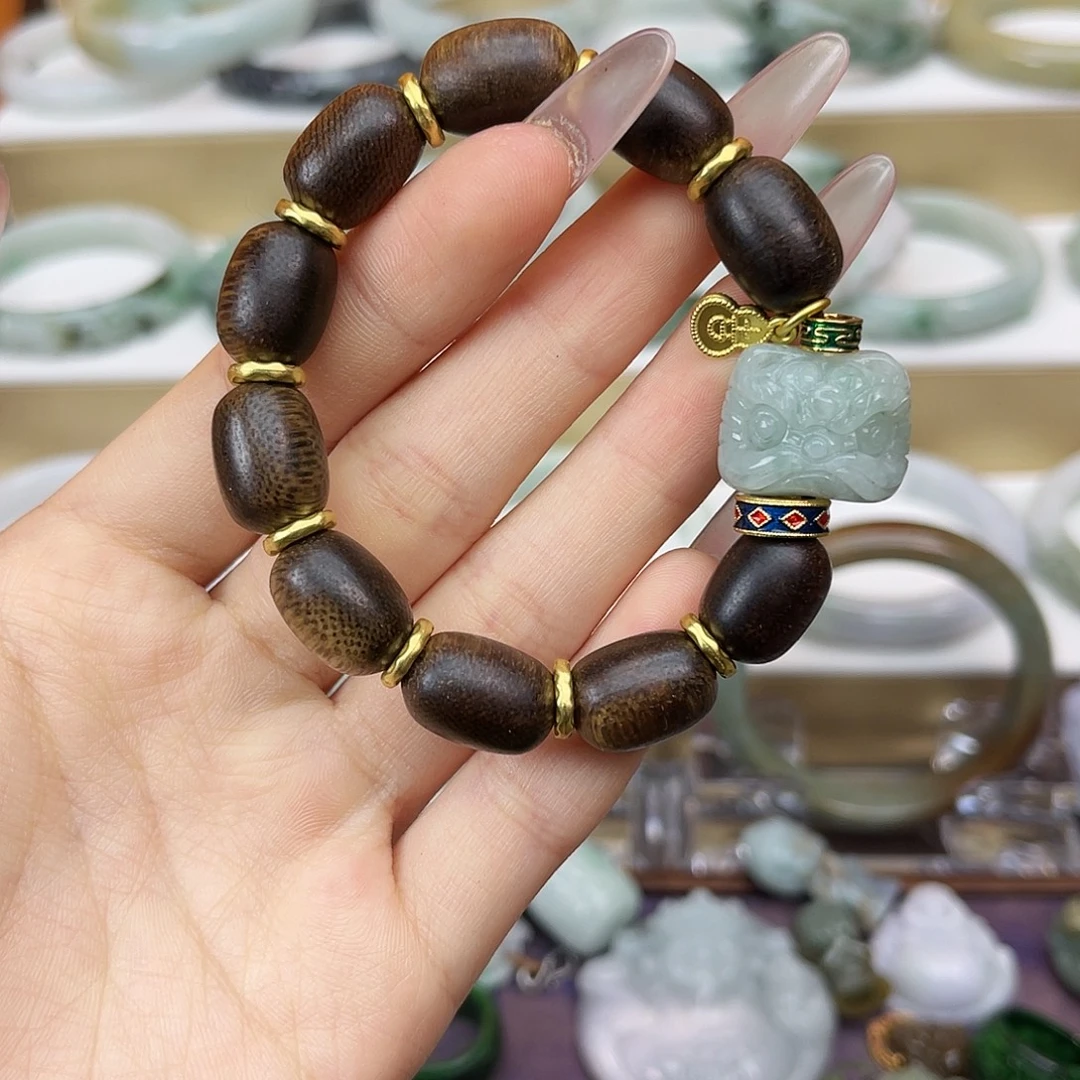 翡翠未镶嵌手链手链