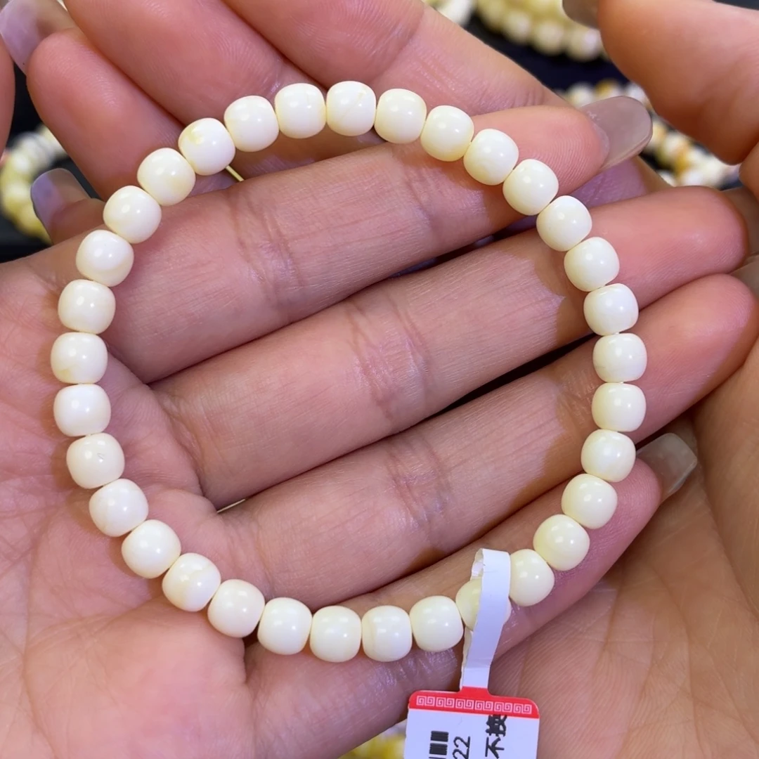 手链蜜蜡未镶嵌瓷白6