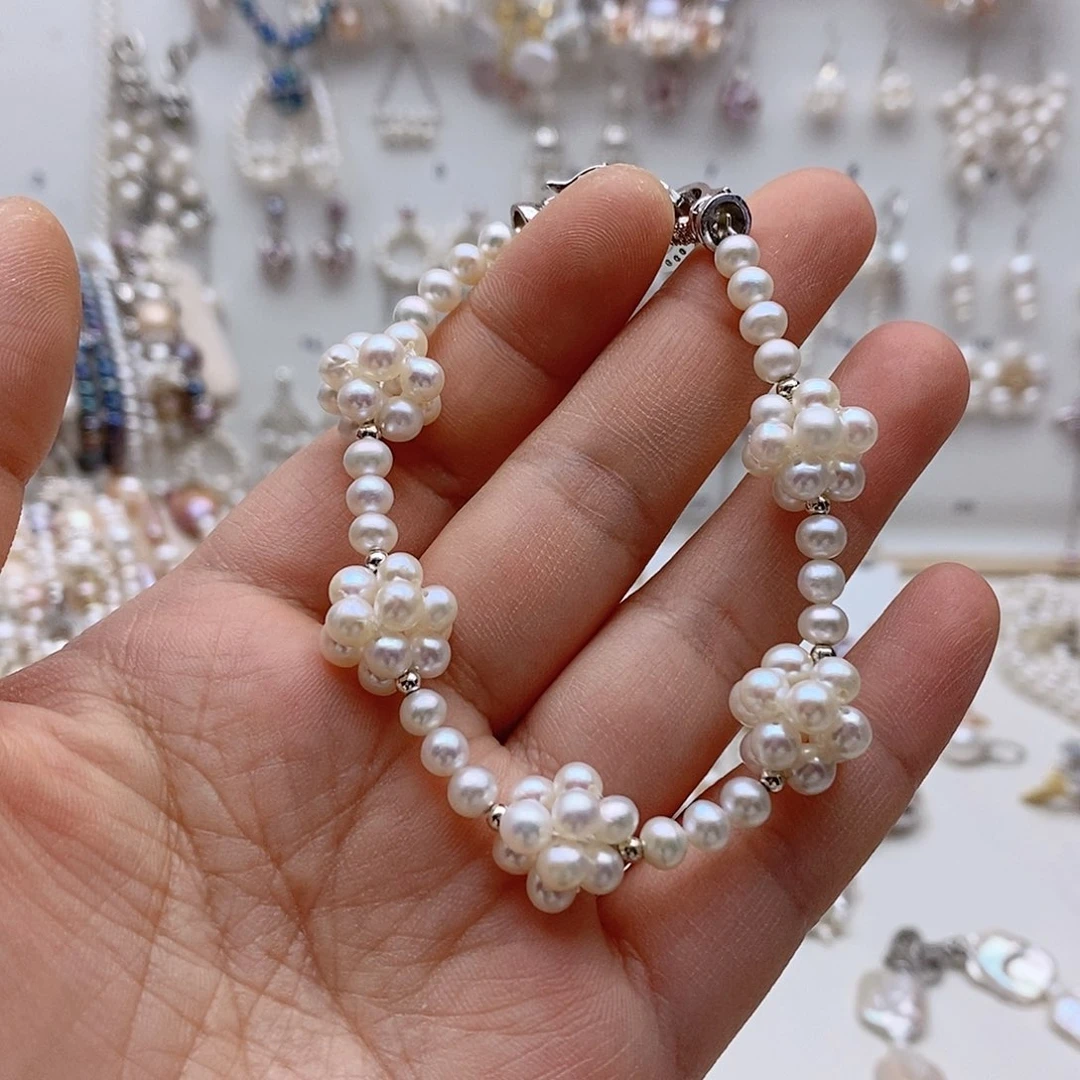 淡水珍珠耳饰未镶嵌