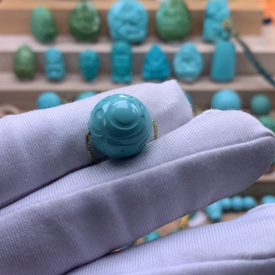 未镶嵌绿松石珠宝奇石