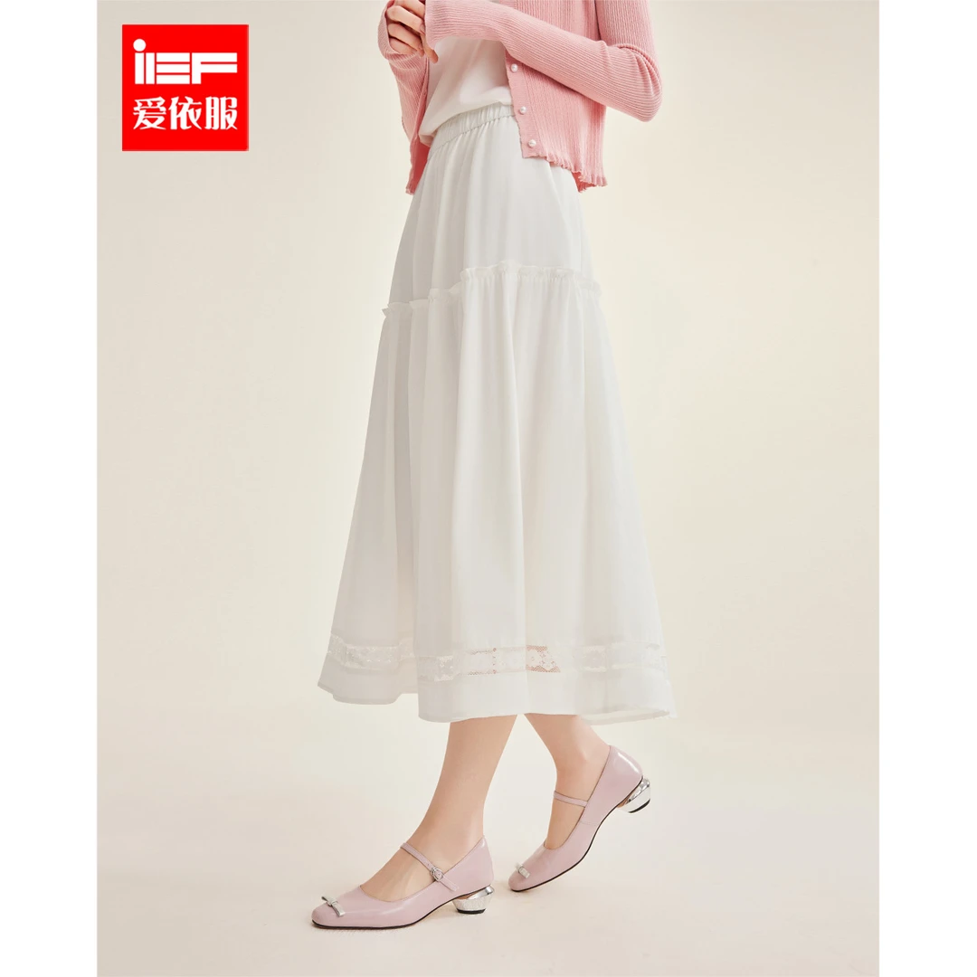IEF/爱依服【DNA系列】2025春季新款温柔小女人气质单裙欧若风