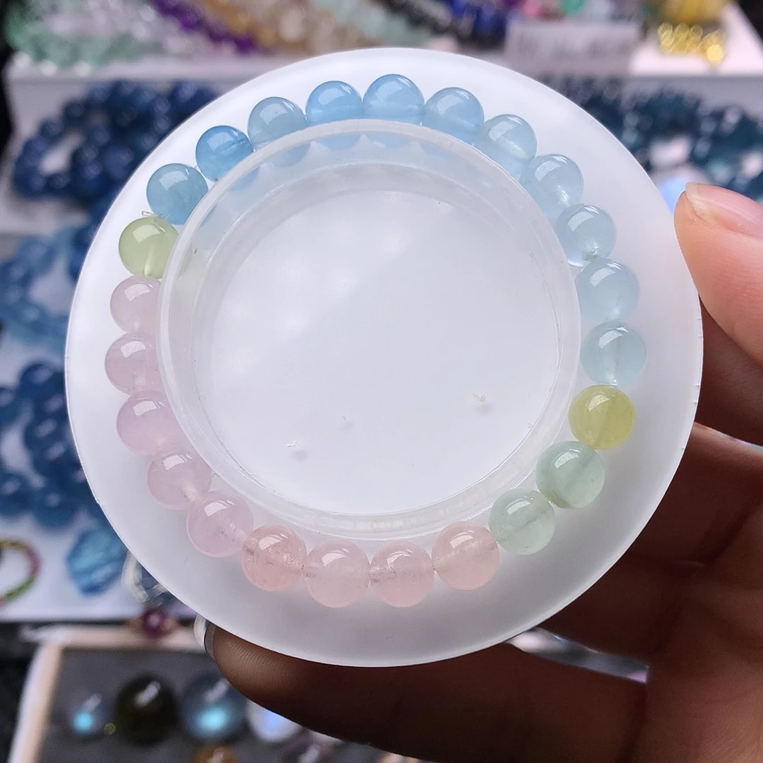 水晶手链未镶嵌多样性