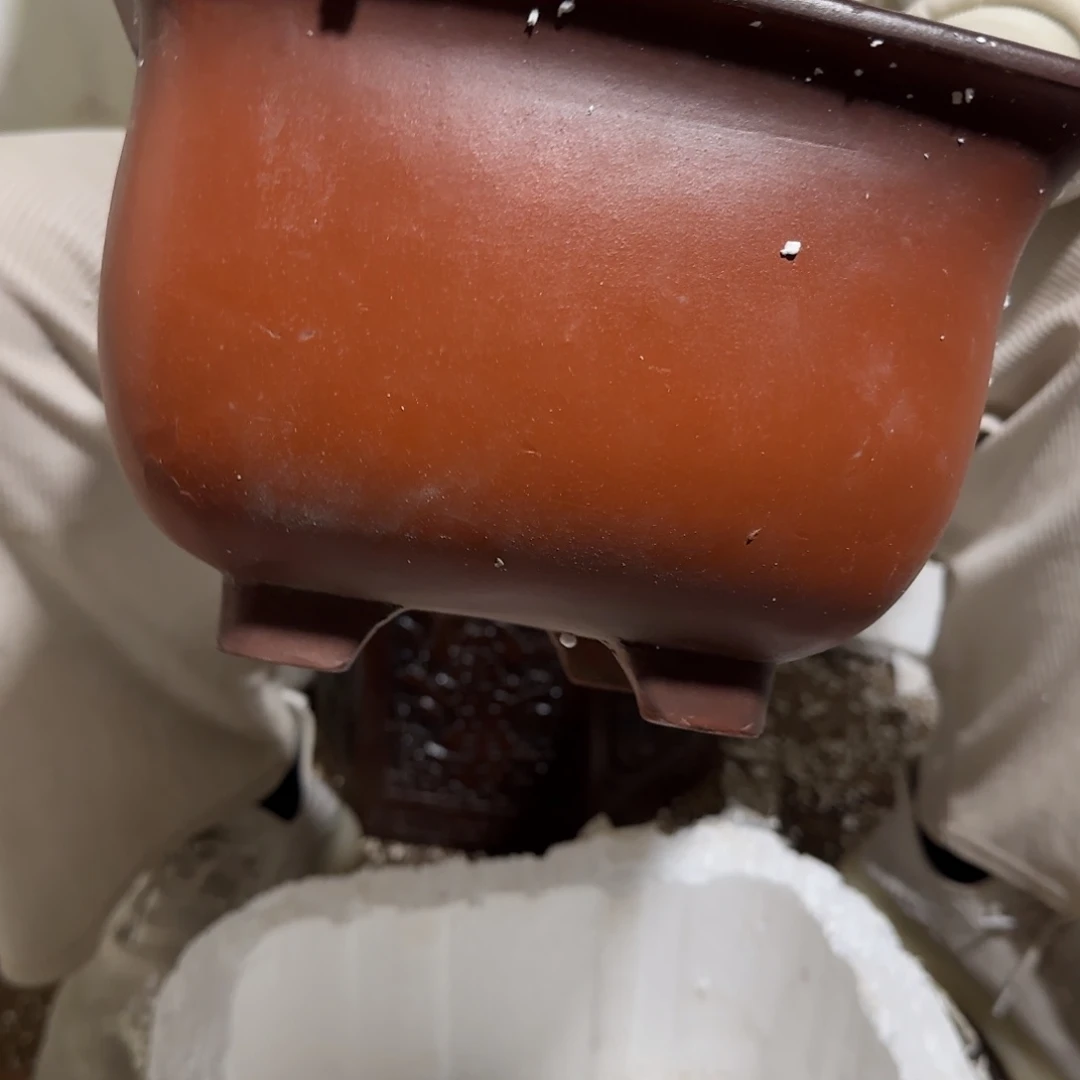 花盆紫砂瑕疵也不