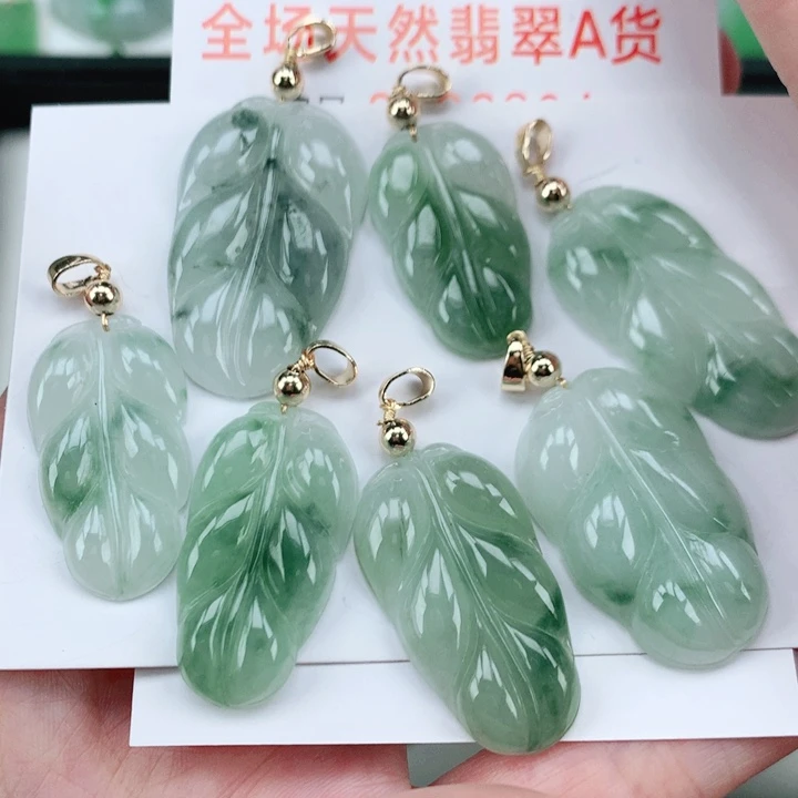 翡翠未镶嵌颈饰多样性发其1