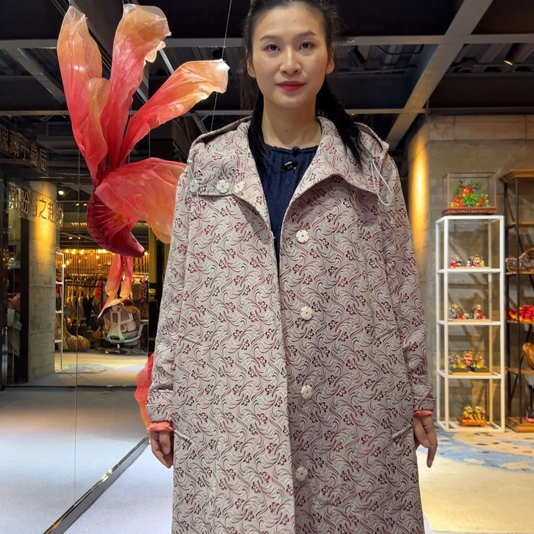 套头款提花外套 仅此一件