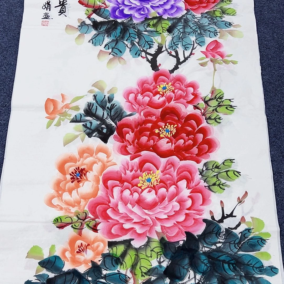 国画事事顺心如意万事如意