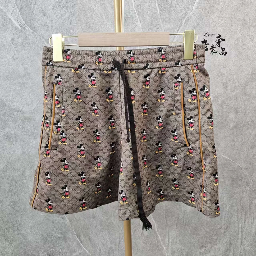 95新 GUCCI/古驰 海囤J/古驰松紧腰牛仔裤子/xs码/da157731印花