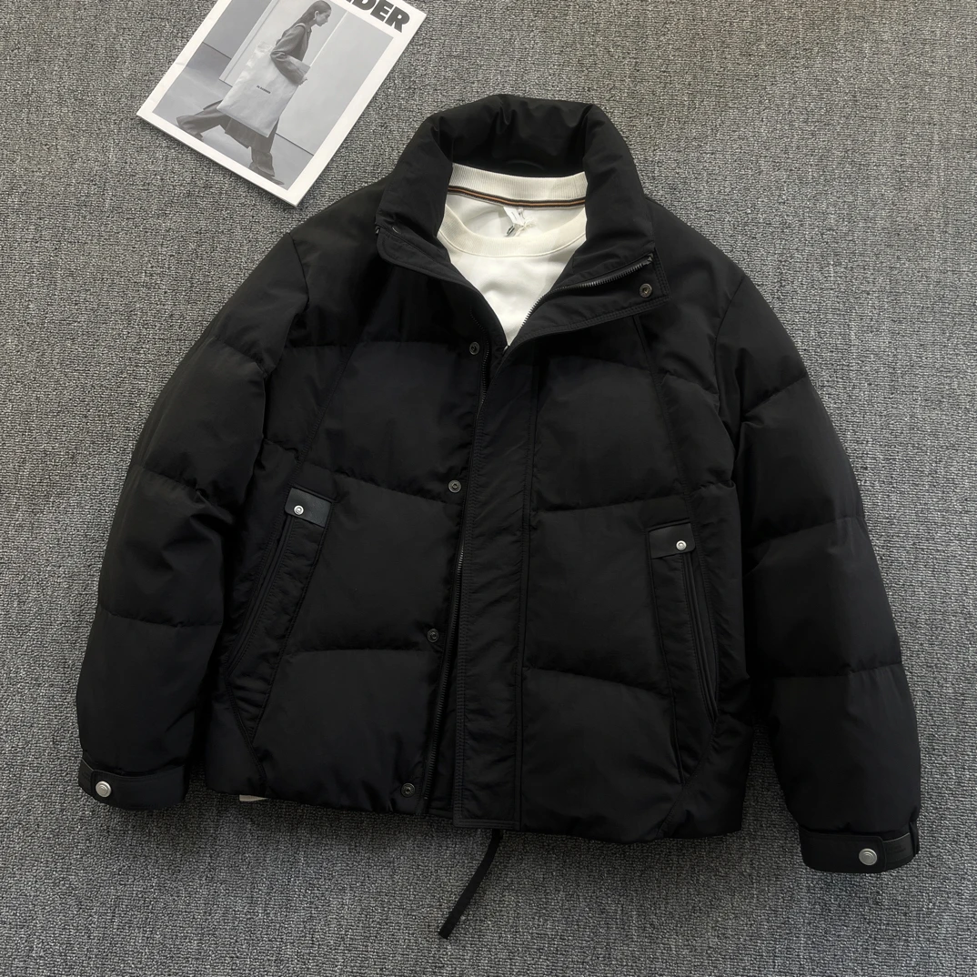 2025年冬季新款韩系男士加厚保暖简约时尚百搭休闲外套