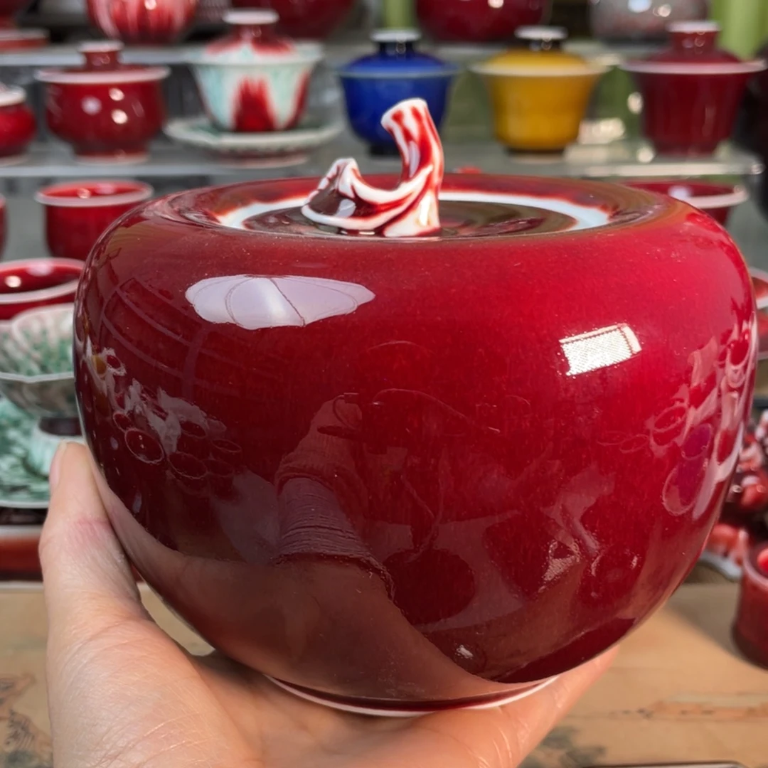 景德镇原矿釉茶叶罐