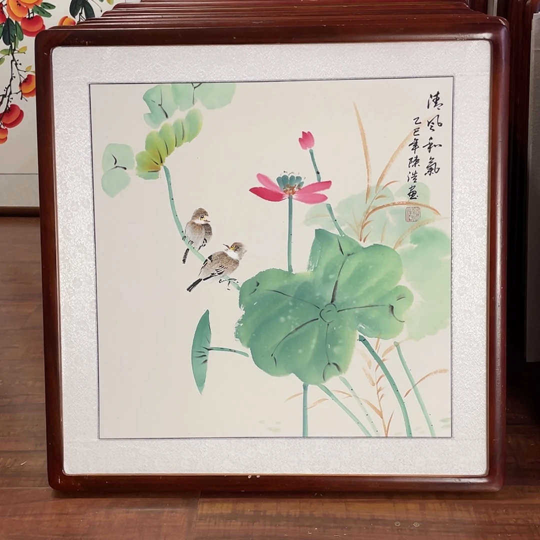 国画带框尺寸63*63厘米