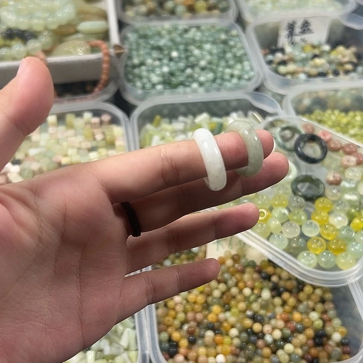 合金蛇纹石玉珠宝半成品