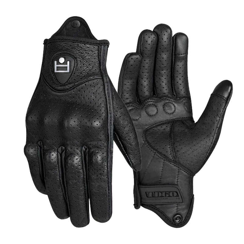 摩托车骑行手套四季通用摩旅装备防摔带触屏男女机车手套冬季保暖