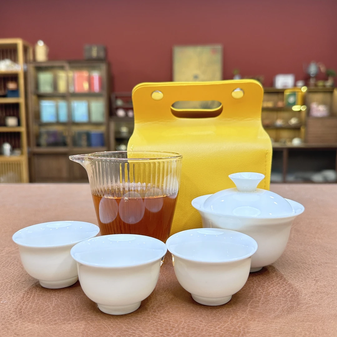 G1283-单盖碗三杯加公道杯旅行套KY
