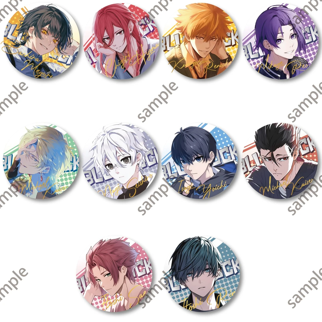 蓝锁日漫75mm日常同人徽章