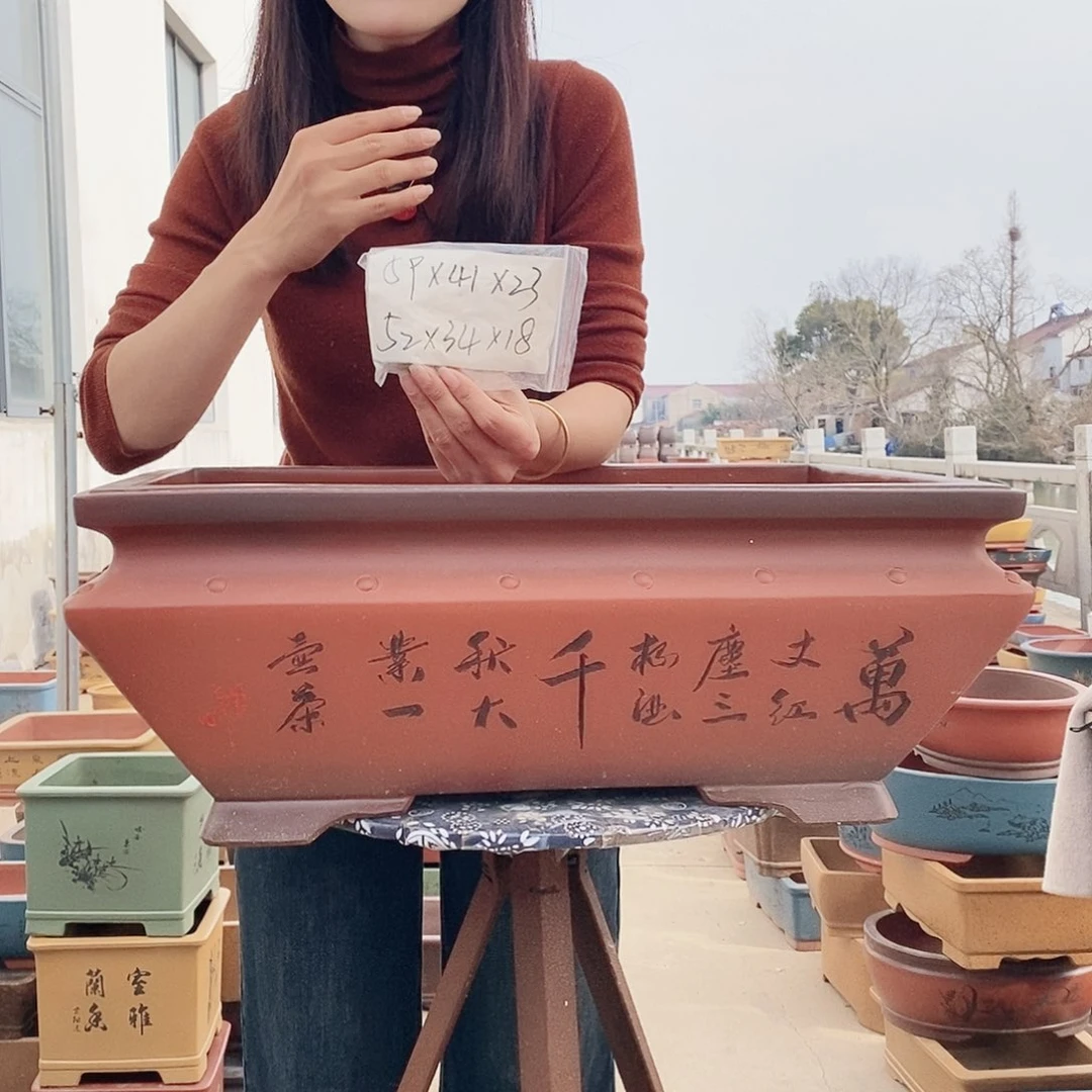 紫砂花盆紫砂花盆