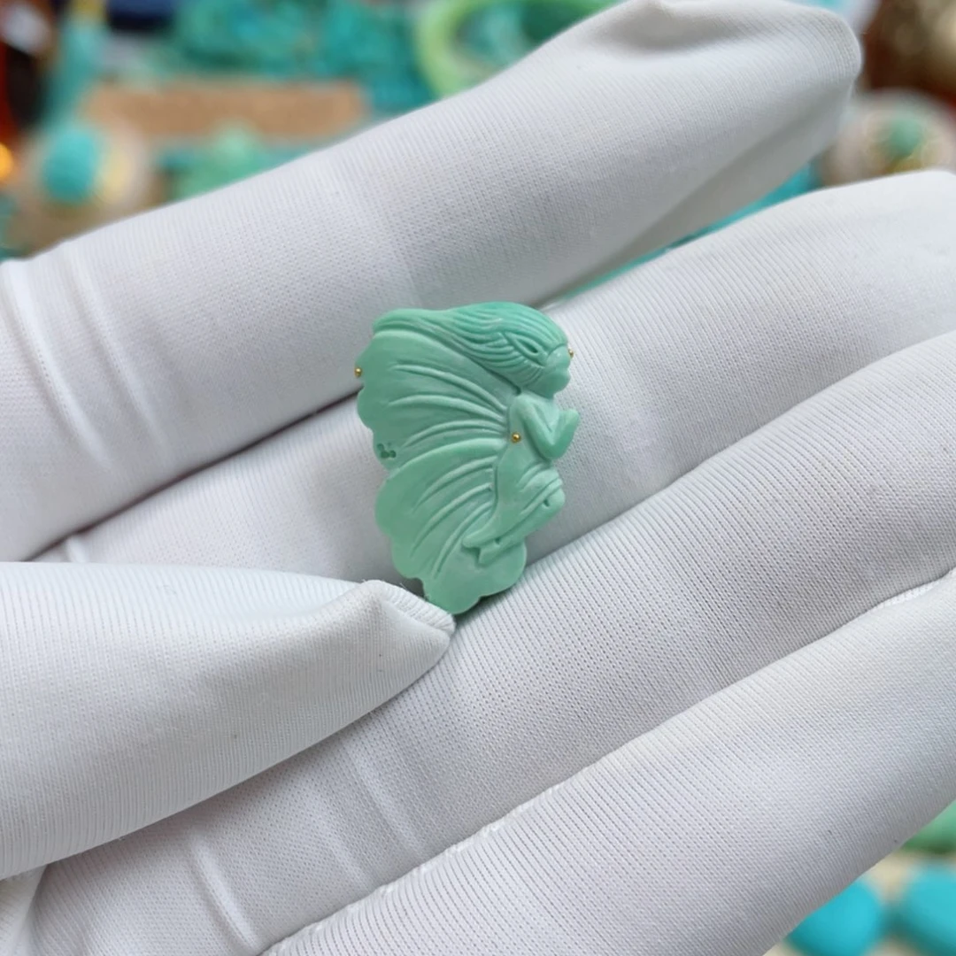 绿松石未镶嵌珠宝奇石