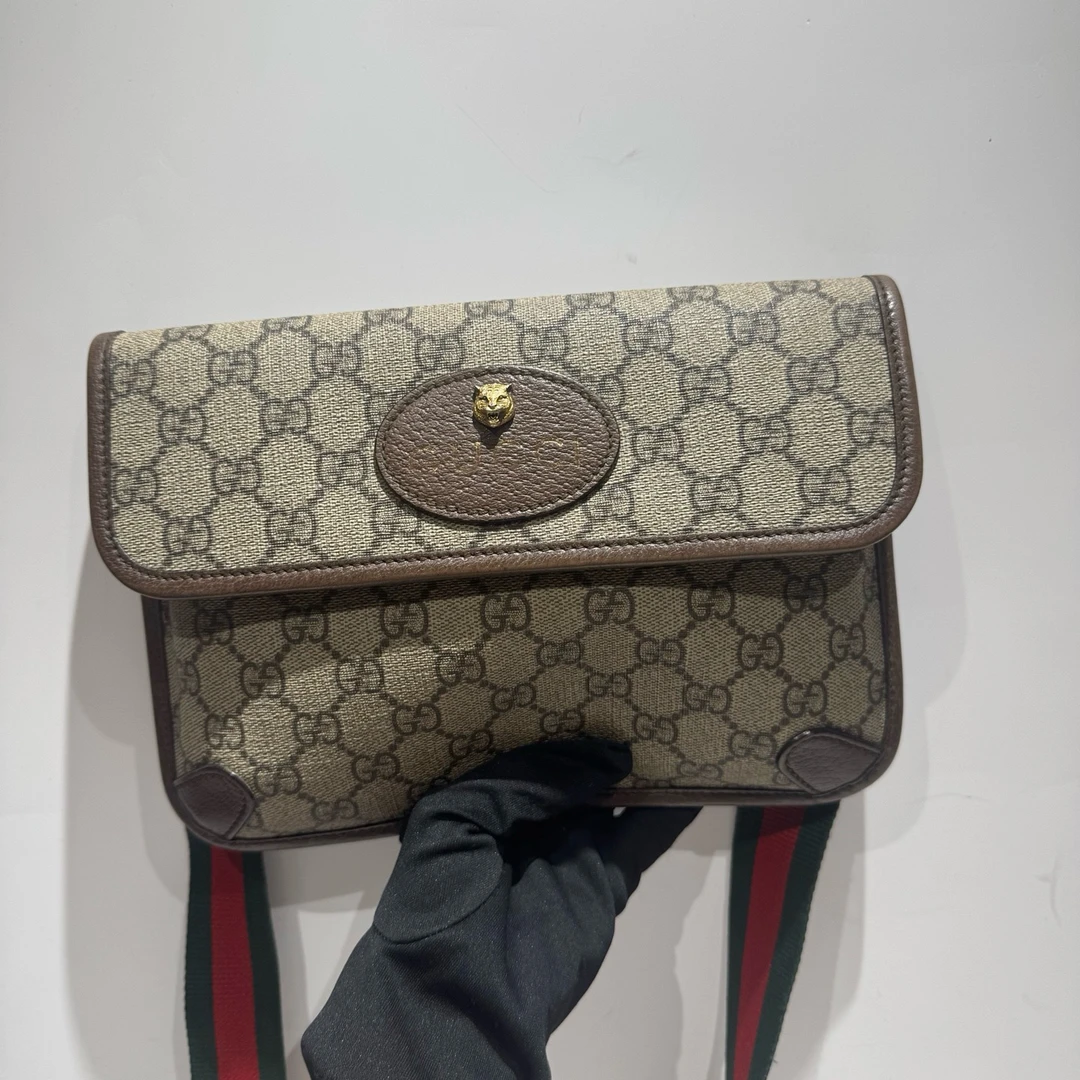 95新 GUCCI/古驰 16468683/KIKIFIFI/虎头腰包