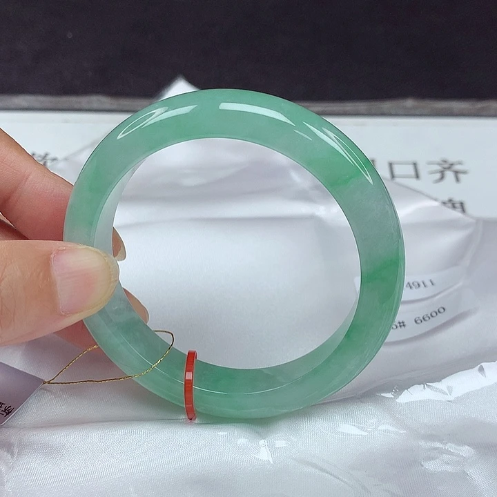 未镶嵌手镯翡翠55圈4911