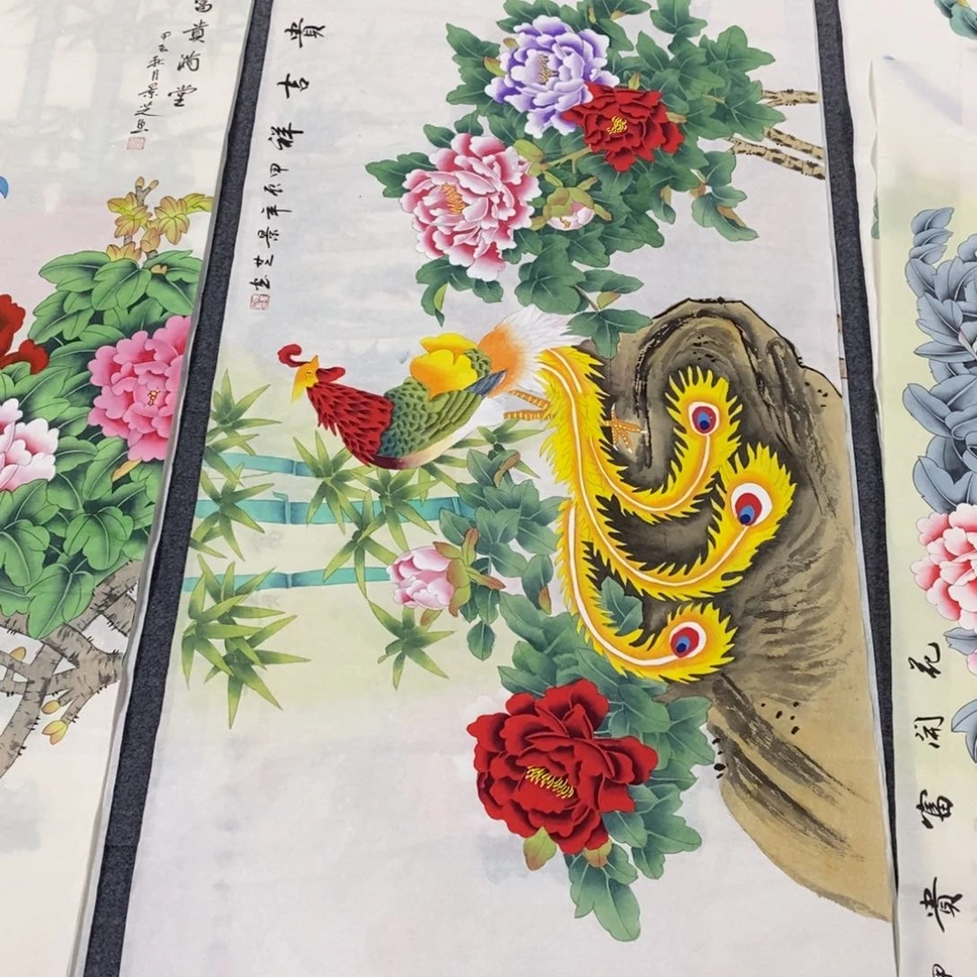 国画140✖️70工笔画画画画画画画