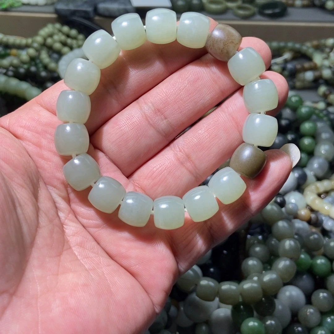 和田玉手链未镶嵌