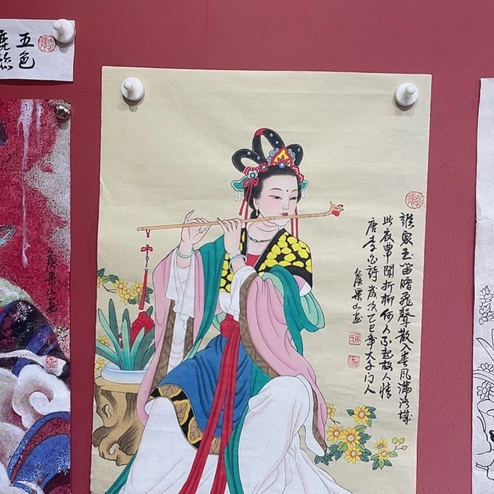 国画侯老师手绘作品